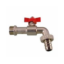 RUBINETTO OTTONE SFERA 3/8"...