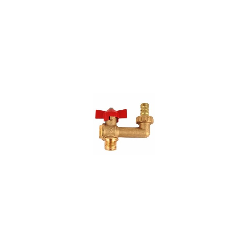 RUBINETTO OTTONE SFERA 1/2" IDRANTE ENOLGAS