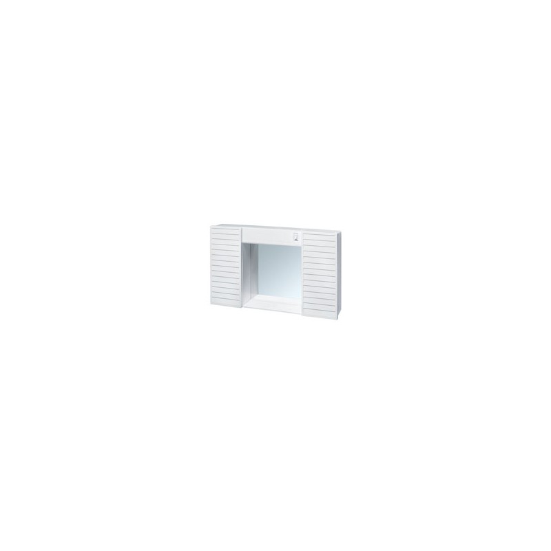 ARMADIETTO BAGNO 2 ANTE C/LUCE cm 58x12 h 37
