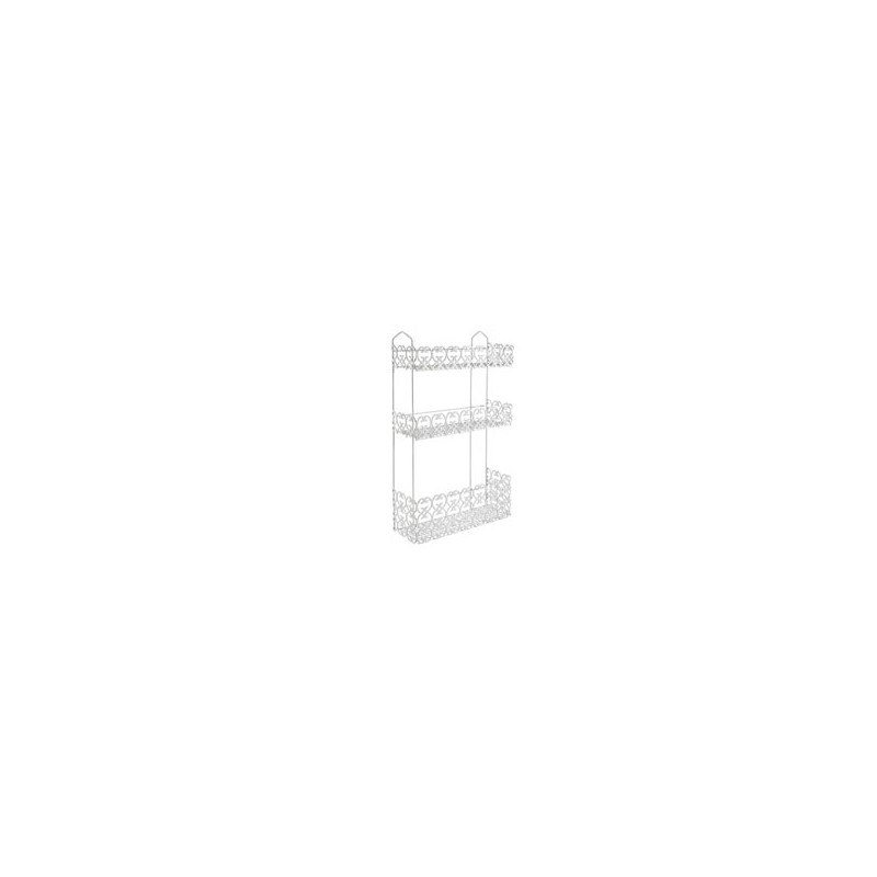 MENSOLA BAGNO FLORENZ RETT. 3P 30x10 h 51 METALTEX