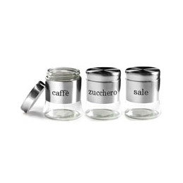BARATTOLO VETRO SILVER...