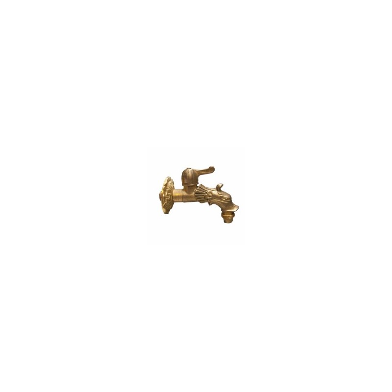 RUBINETTO OTTONE RINASCIMENTO 1/2 LEVA VETTE 03707