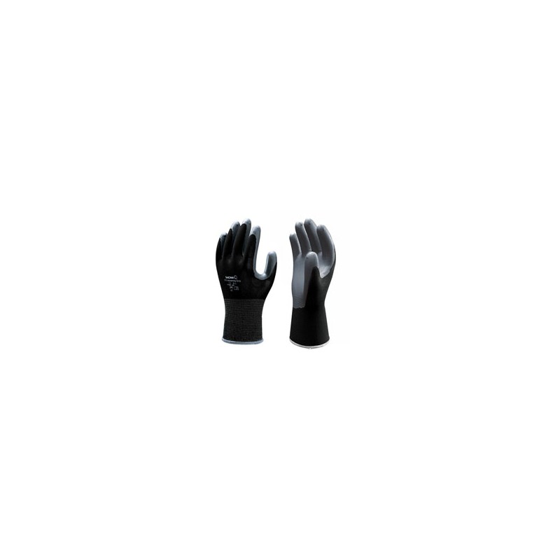 GUANTI NITRILE 370 NERI  7                   SHOWA