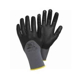 GUANTI NITRILE DOTS NERI  8...