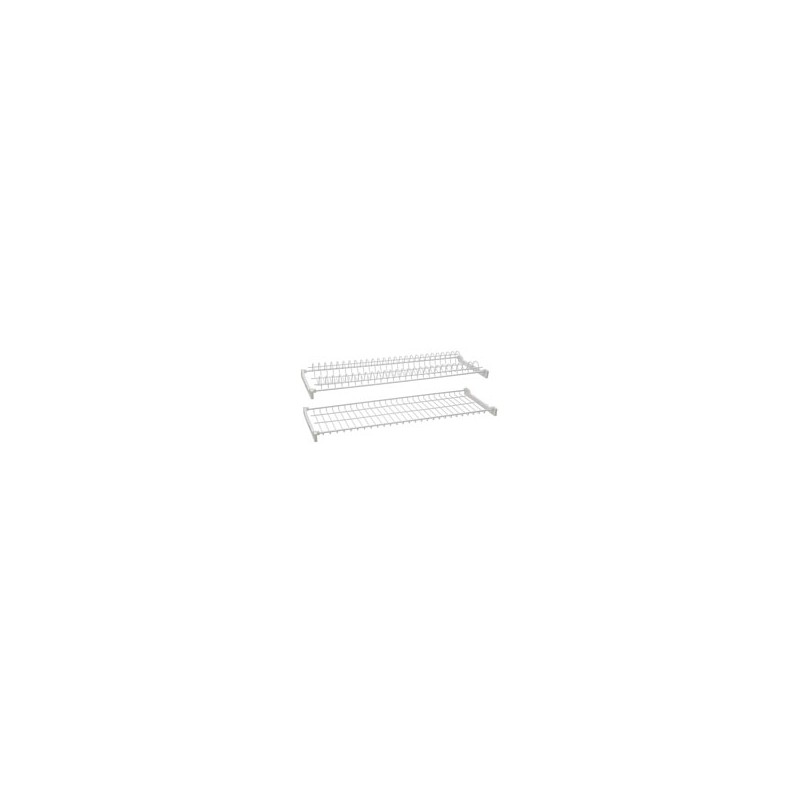 SCOLAPIATTI ACCIAIO PLASTICATO cm 86x23