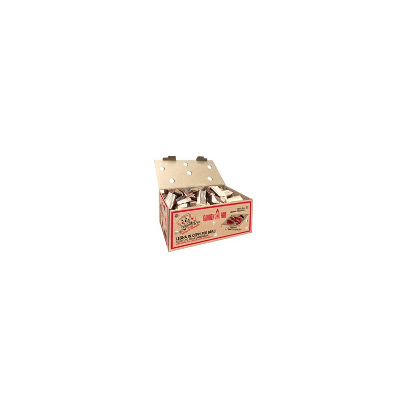 LEGNO CEPPI BARBECUE kg 4,5 GARDEN FIRE