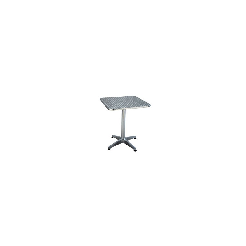 TAVOLO BAR ALLUMINIO PROFY QTO cm 70 VETTE 08714