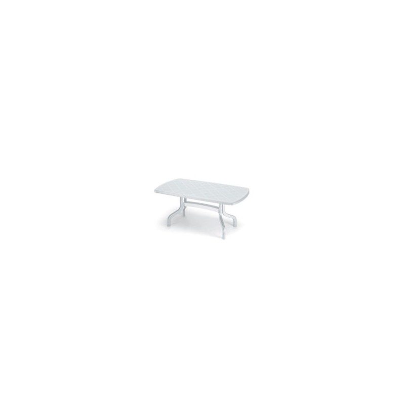 TAVOLO RESINA RIBALTO BIANCO 160x 90 1853 SCAB