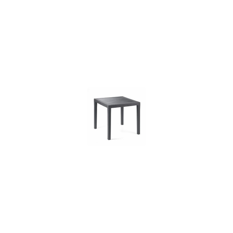 TAVOLO RESINA KING ANTRACITE 79x79 PROGARDEN