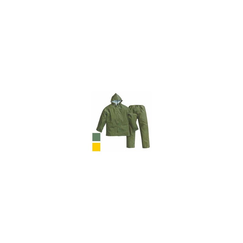 IMPERMEABILE COMPL.GIOVE VERDE  M   PROTEXIO 07422