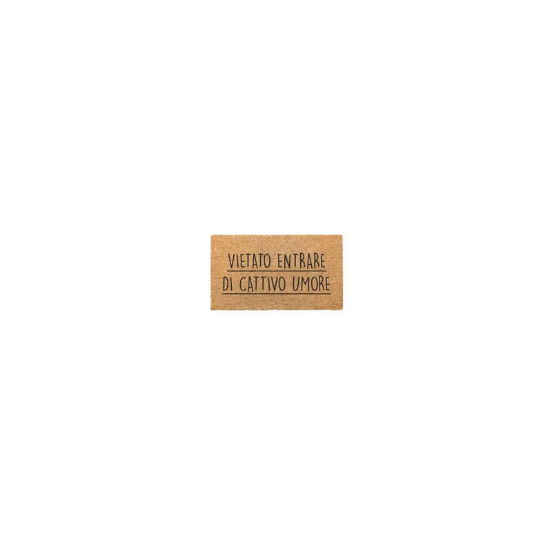 ZERBINO COCCO/PVC VIETATO cm 40x 70 XTRA 11720