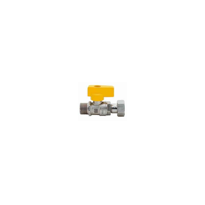 RUBINETTO LINEARE METANO-GPL 1/2"M x 1/2"F ENOLGAS
