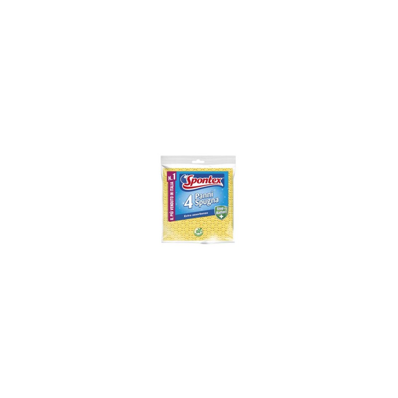 PANNO SPUGNA Pz 4 cm 18x19 SPONTEX