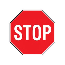 CARTELLO STRADALE STOP...