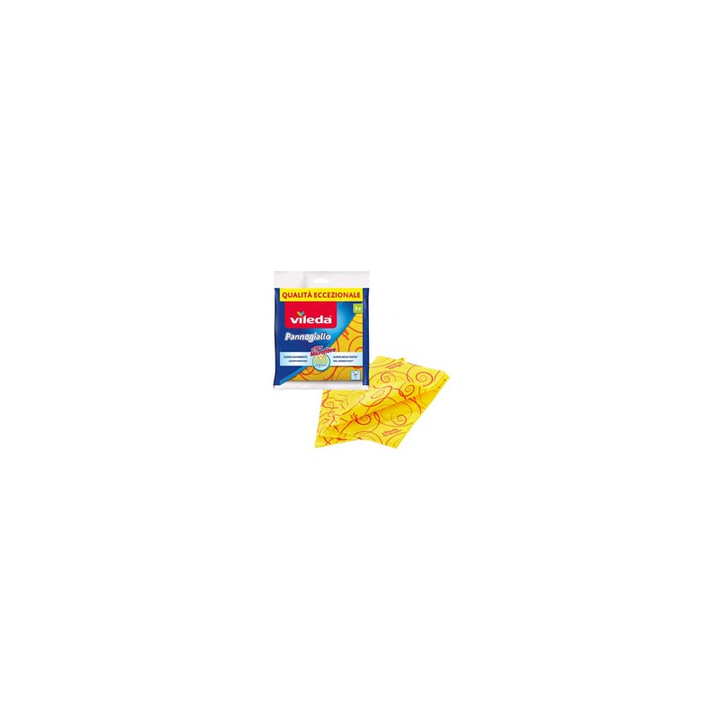 PANNO MILLEUSI PANNOGIALLO Pz 3 cm 40x36 VILEDA