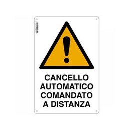 CARTELLO CANCELLO ELETTRICO...