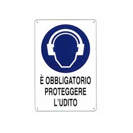 CARTELLO PROTEZIONE UDITO...