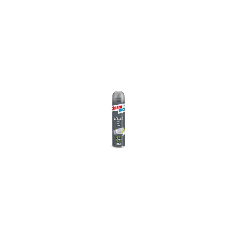 DETERGENTE ACCIAIO SPRAY        ml 300 CHIARO LUCE
