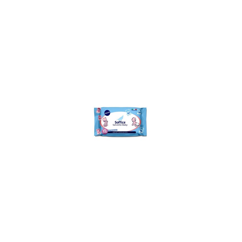 SALVIETTE BAMBINI TALCO Pz 15 SOFFICE