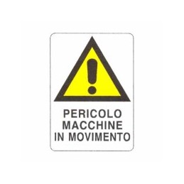 CARTELLO MOVIMENTO MACCHINE...