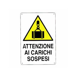 CARTELLO CARICHI SOSPESI...