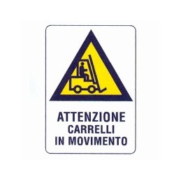 CARTELLO MOVIMENTO CARRELLI...