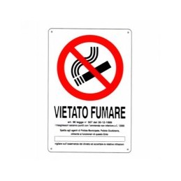CARTELLO VIETATO FUMARE DL...