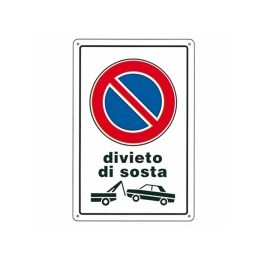 CARTELLO DIVIETO DI SOSTA...