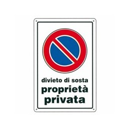 CARTELLO DIVIETO DI SOSTA...