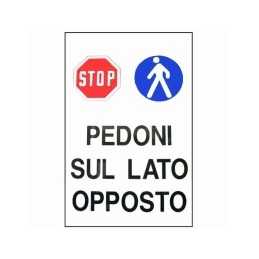 CARTELLO PEDONI LATO...