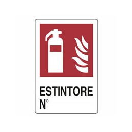 CARTELLO ESTINTORE...