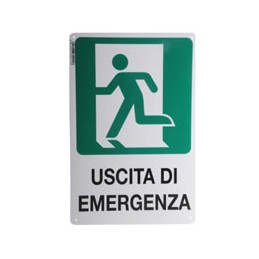 CARTELLO USCITA EMERGENZA...