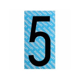 NUMERO ADESIVO NERO SERIE...