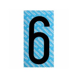 NUMERO ADESIVO NERO SERIE...