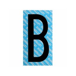 LETTERA ADESIVA NERA SERIE...