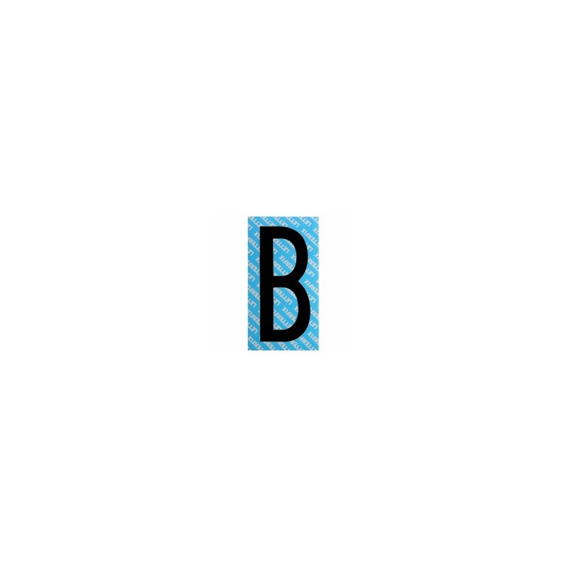 LETTERA ADESIVA NERA SERIE T80 B LETTERFIX