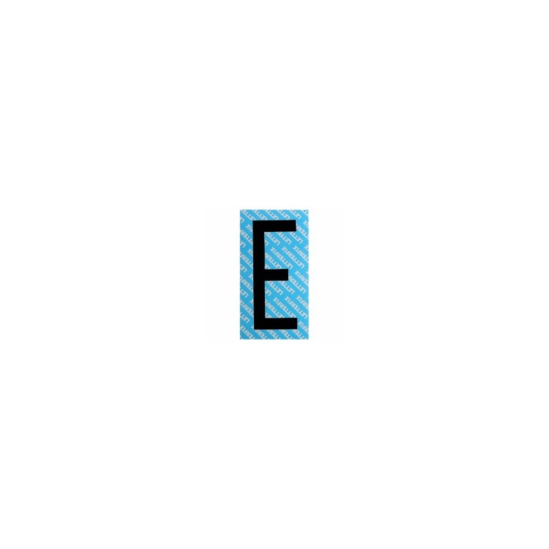 LETTERA ADESIVA NERA SERIE T80 E         LETTERFIX