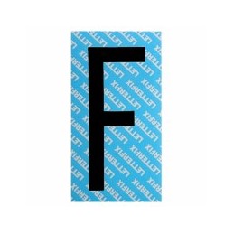 LETTERA ADESIVA NERA SERIE...