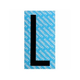 LETTERA ADESIVA NERA SERIE...