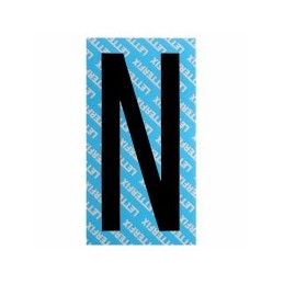 LETTERA ADESIVA NERA SERIE...