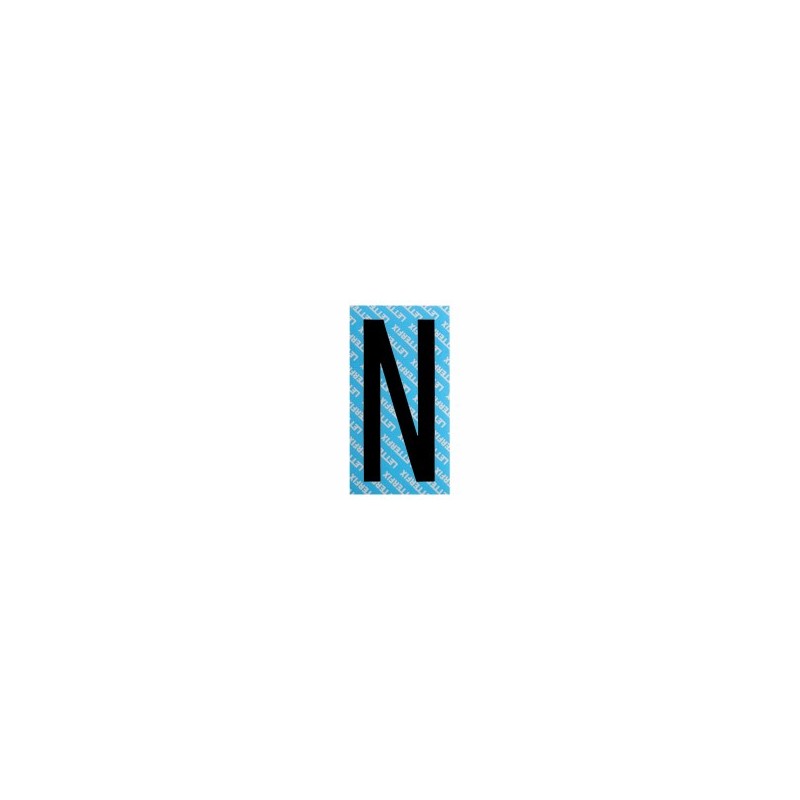 LETTERA ADESIVA NERA SERIE T80 N LETTERFIX