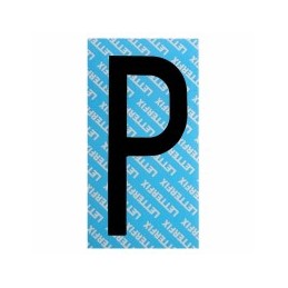 LETTERA ADESIVA NERA SERIE...