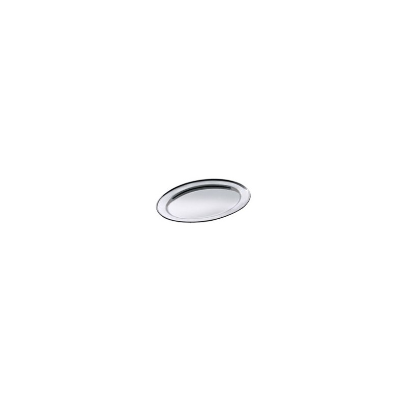 VASSOIO ACCIAIO OVALE cm 30x22 SALVI