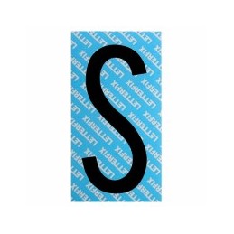 LETTERA ADESIVA NERA SERIE...