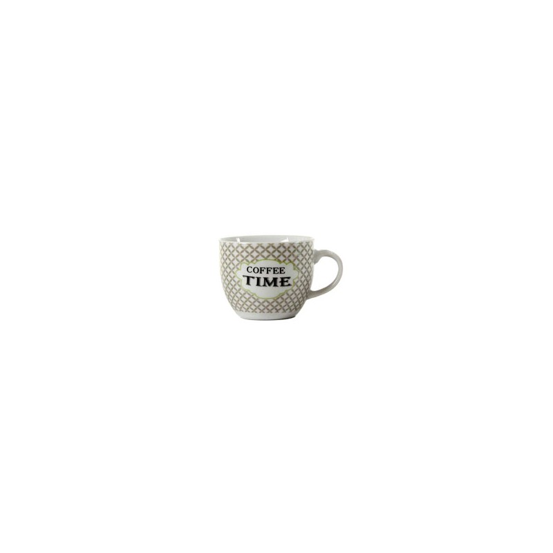 TAZZA CAFFE CERAMICA COFFEE TIME Pz 6 BELLINTAVOLA