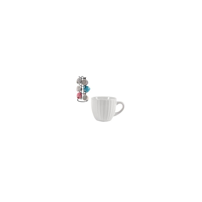 TAZZA CAFFE PORCELLANA STAND LEO Pz 6 BELLINTAVOLA