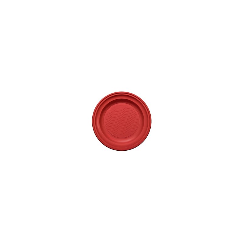 PIATTO FONDO ROSSO Pz 20 NATURAL BIBO