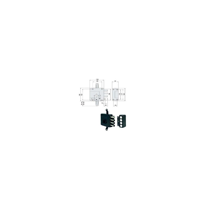 SERRATURA SICUREZZA TRIPLICE DX    56162-60-1 CISA
