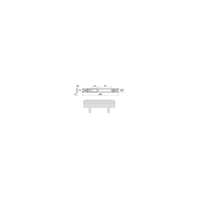 CONTROPIASTRA SERRATURE 06463-57-0 CISA