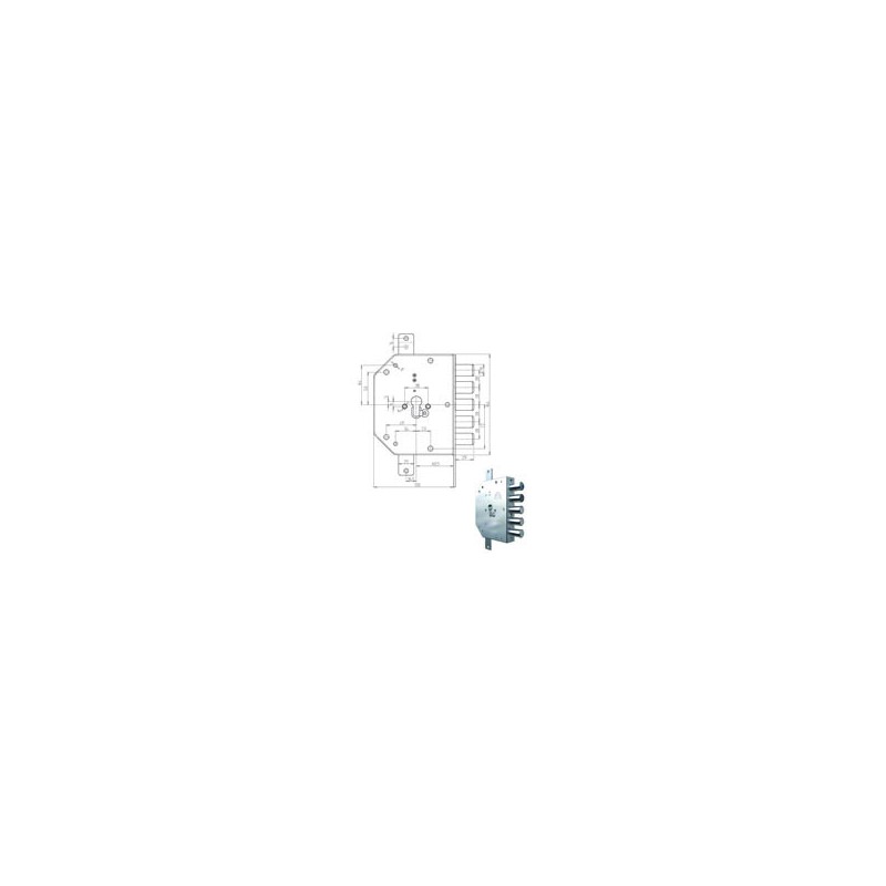 SERRATURA SIC.TRIPLICE SX CIL. 2105G-11 CR